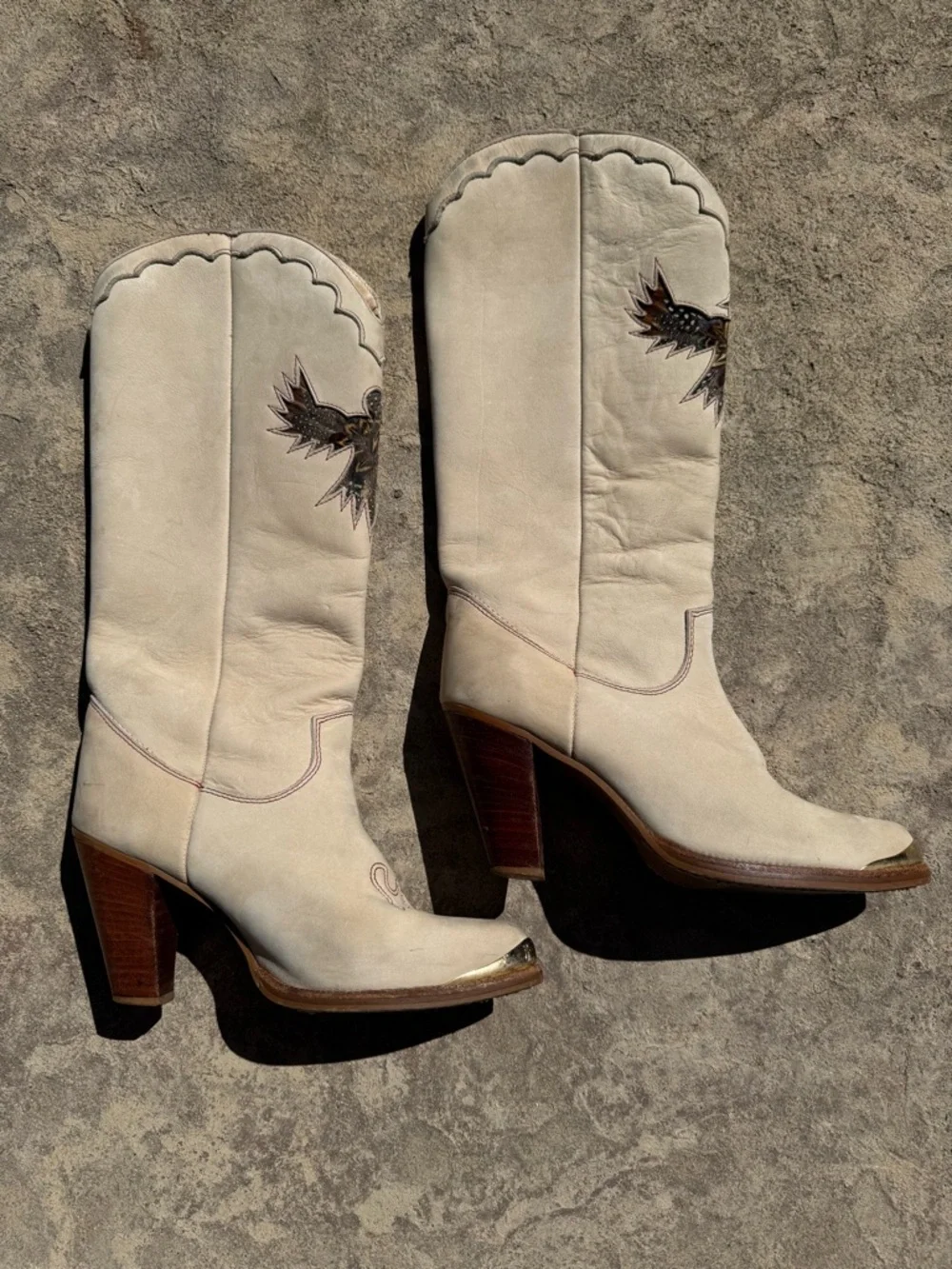 Vintage 70s Zodiac USA Western Women’s Boot Size 8 - Picture 2 of 6